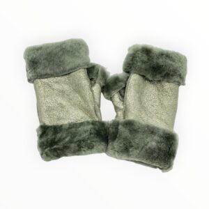 GLOVES fingerless GLITZER + GRÜN GLOVES fingerless GLITZER + GRÜN