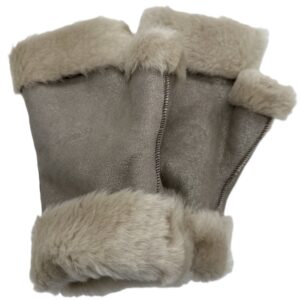 GLOVES fingerless SILBERGRAU
