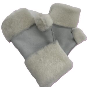 GLOVES fingerless BLAUGRAU