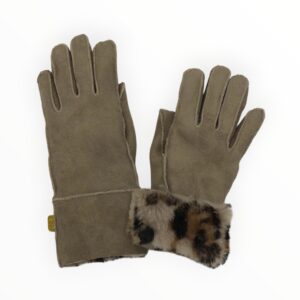 GLOVES TAUPE TIGER Wildleder GLOVES TAUPE TIGER Wildleder