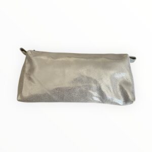 MINI Ledertasche Sommer – Very limited Edition! Silber Metallic Hell