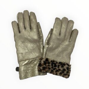 GLOVES Gold + Leopard Innen GLOVES Gold + Leopard Innen
