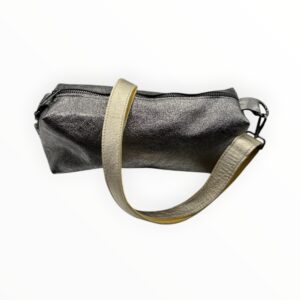 AMY Crossbag MINI Dunkelgrau Metallic